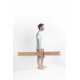 Cappelletto - Lyre Easel oiled Beechwood Height 115 cm Made in Italy