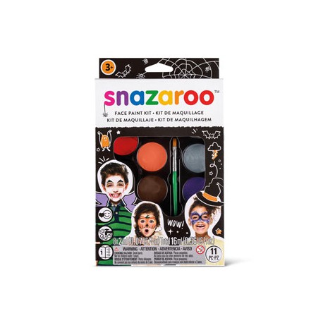 Snazaroo Face Paints Kit Halloween Palette