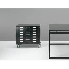 Draftech Premium - Metal Drawer on Castors - DIN A2 - 7 Drawers