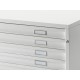 Draftech Basic - drawers A0 -10 Drawers - White - Wheels