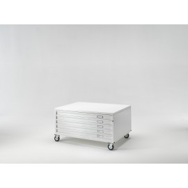 Draftech Basic - Drawers A0 - 5 Drawers - Wheels