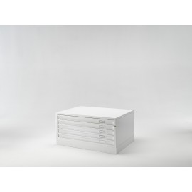 Draftech Basic - A1 -5 Drawers - White