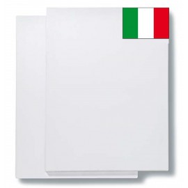 FAM-Pack of 2 Canvases - 100x120 cm 17 mm Section 100% Cotton Made in Italy