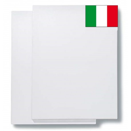 FAM-Pack of 6 Canvases - 20x30 cm 17 mm Section 100% Cotton Made in Italy