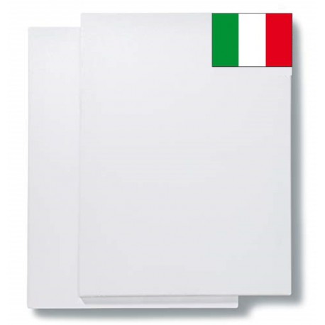 FAM-Pack of 6 Canvases - 30x30 cm 17 mm Section 100% Cotton Made in Italy