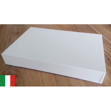 FAM- 4 Tele 20x20cm - Cotone - Telaio Maxi 44mm - Made in Italy