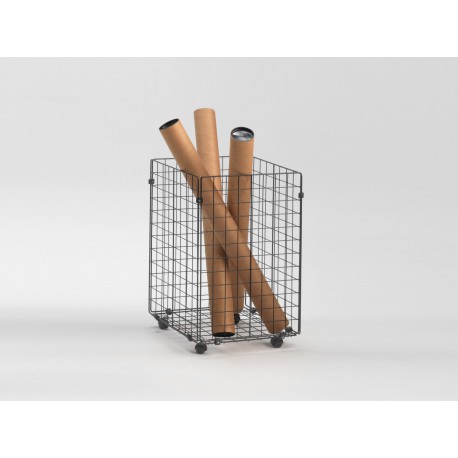 Emmeitalia - Organizer Basket with castors cm 44x42x66h