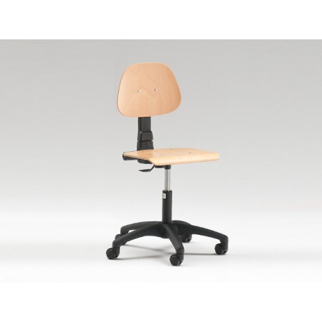 Beechwood Swivel Drafting Chair